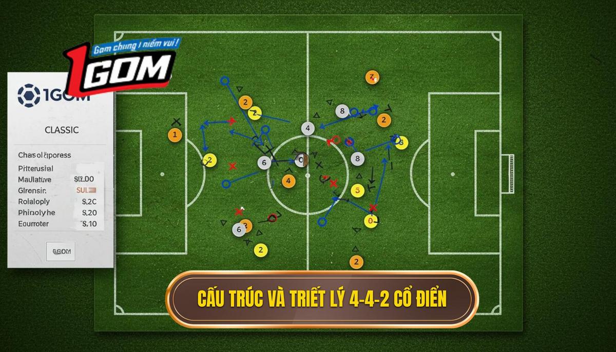 Phân Tích Cấu Trúc và Triết Lý Của 4-4-2 Cổ Điển