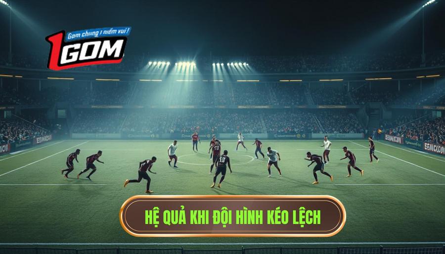 Hệ quả khi đội hình kéo lệch