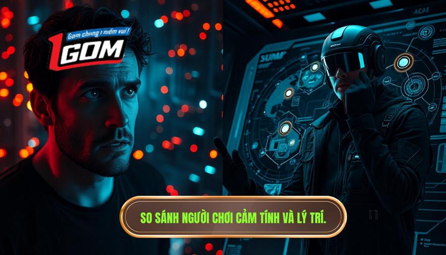 So sánh người chơi cảm tính và lý trí